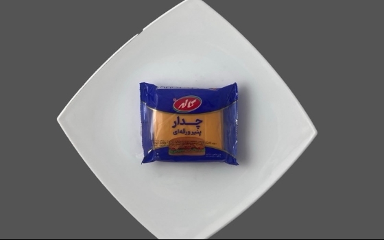پنیر ورقه ای چدار کالین بسته 10عددی