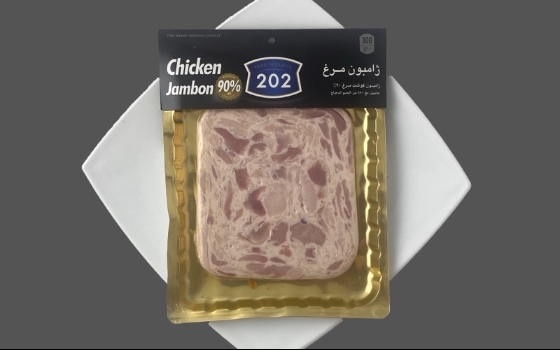 کالباس وکیوم ژامبون مرغ 202 بسته 300گرم