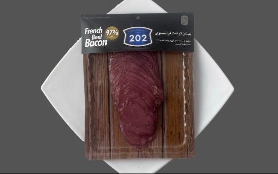 کالباس وکیوم بیکن گوشت فرانسوی 202 بسته 300گرم