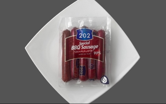 سوسیس وکیوم باربیکیو 202 بسته 300گرم