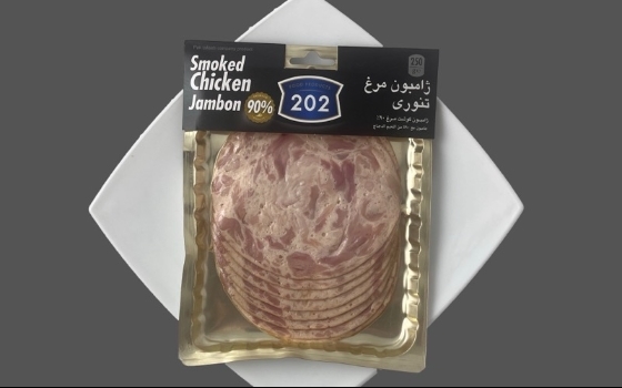کالباس وکیوم ژامبون مرغ تنوری 202 بسته 300گرم